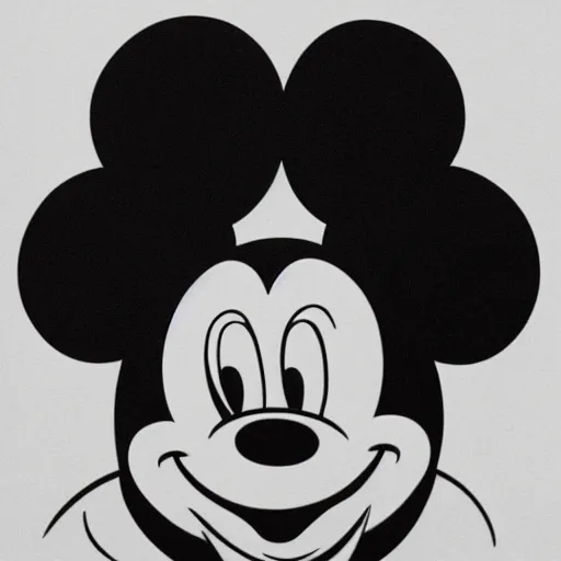 Image similar to mug shots photograph of mickey mouse, photorealistic