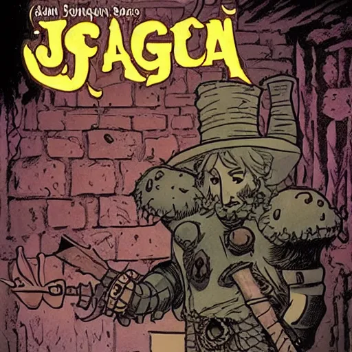 Prompt: joan sfar dungeon