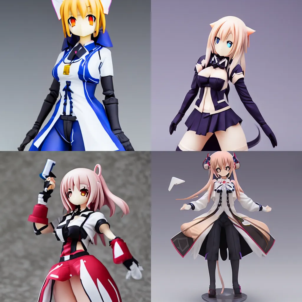 Prompt: 3d printed anime figurine of a character from Azur Lane, high quality, $500, photography, Canon 5D
