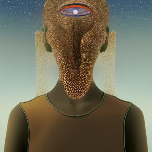 Prompt: utopian Galaxy, Balenciaga fashion couture, intricately detailed tiny humanoid inside an hourglass in the style of Emiliano Ponzi and Chris Ware, futuristic 1990s contemporary art, sci-fi,eye glass, inside view, humanoid pov, intricate artwork by Tooth Wu and wlop and beeple, octane render, trending on artstation, greg rutkowski very coherent symmetrical artwork, depth field, unreal engine, cinematic, hyper realism, high detail, octane cinema 4D render, A24 cinematography, 8k