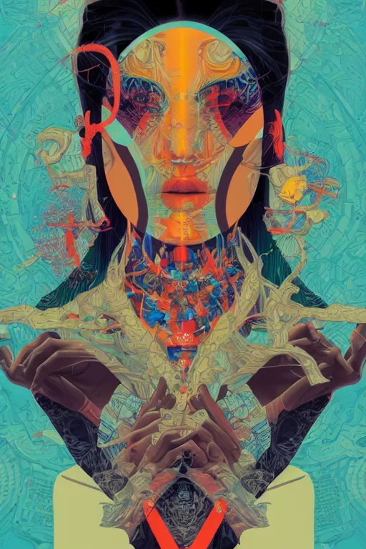 Image similar to portrait of godel's completeness theorem, by tristan eaton, victo ngai, peter mohrbacher, artgerm,