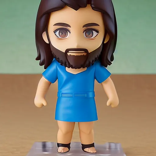 Prompt: jesus christ as nendoroid, kodak film