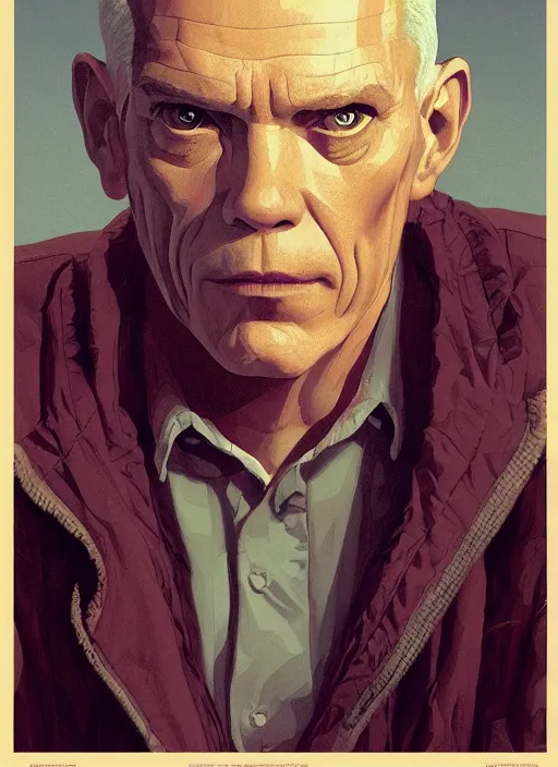 Prompt: Twin Peaks poster artwork by Michael Whelan and Tomer Hanuka, Karol Bak, Rendering of John Malkovich, from scene from Twin Peaks, clean, full of details, by Makoto Shinkai and thomas kinkade, Matte painting, trending on artstation and unreal engine