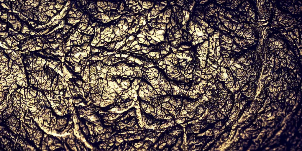 Image similar to A picture of Yggdrasill The World Trea, sweaty wet skin, rebirth symbolism, macro, cinematic atmosphere, elaborate, highly detailed, dramatic lighting