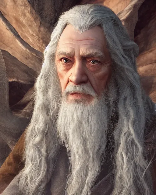 Prompt: jesus christ as gandalf the gray, character art, by various concept artists, redshift render, hyperrealistic face, photorealistic render