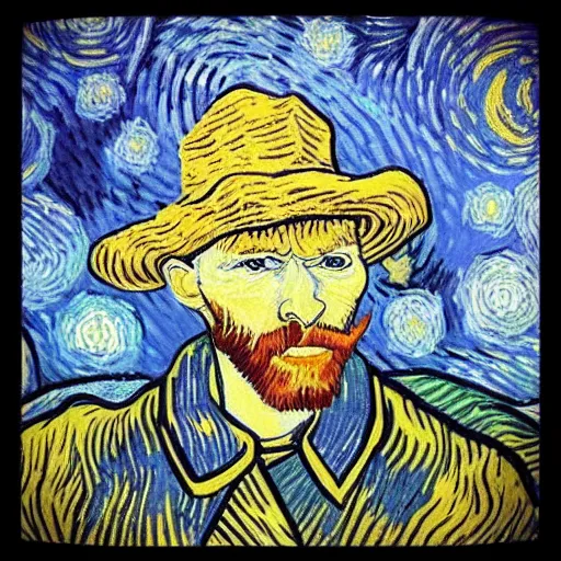 Image similar to “an ace of spades by vincent van gogh”