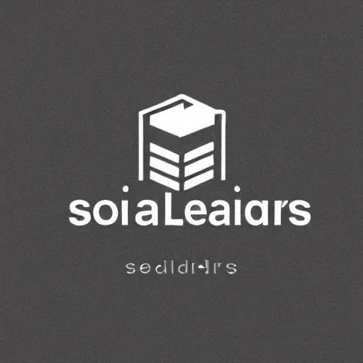 Image similar to Minimalistic logo of a startup reading \'SocialReaders\'; books; minimalist; startup; happy; social