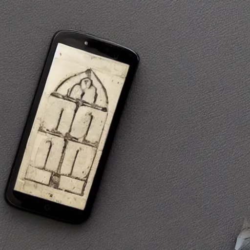 Image similar to smartphone from 1200s'