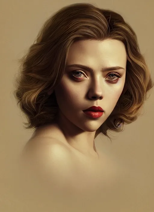 Prompt: a portrait of scarlett johannson, big eyes, plump lips, detailed faces, beautiful, rich deep colours masterpiece, golden hour, sharp focus, ultra detailed, by leesha hannigan, ross tran, thierry doizon, kai carpenter, ignacio fernandez rios