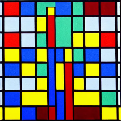 a mondrian painting of tetris | Stable Diffusion | OpenArt
