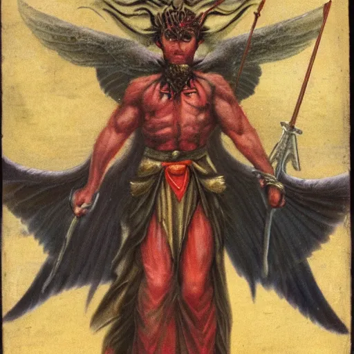 Prompt: (((((angelic))))) demonic warrior