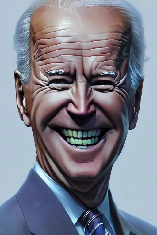 Image similar to joe biden meme, full face, anime, fantastic details, pixiv, hyperdetailed unreal engine, stanley artgerm lau, wlop, rossdraws, james jean marc, simonetti ruan jia and mandy jurgens and artgerm and sakimichan, illustration, digital art, concept art, manga cover