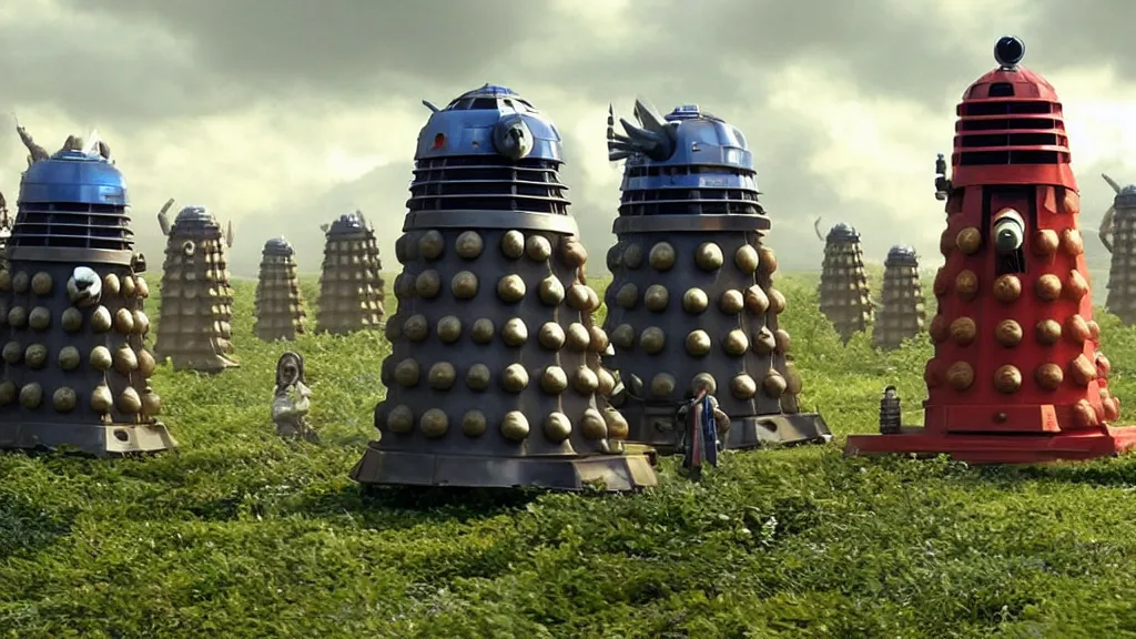 Prompt: daleks in avatar (2009)