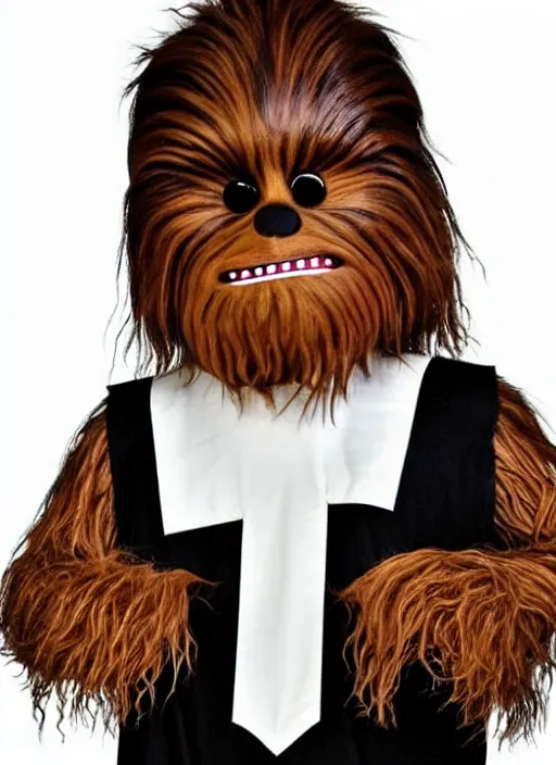 Prompt: chewbacca in national jewish costume, israel, kosher, hava nagila