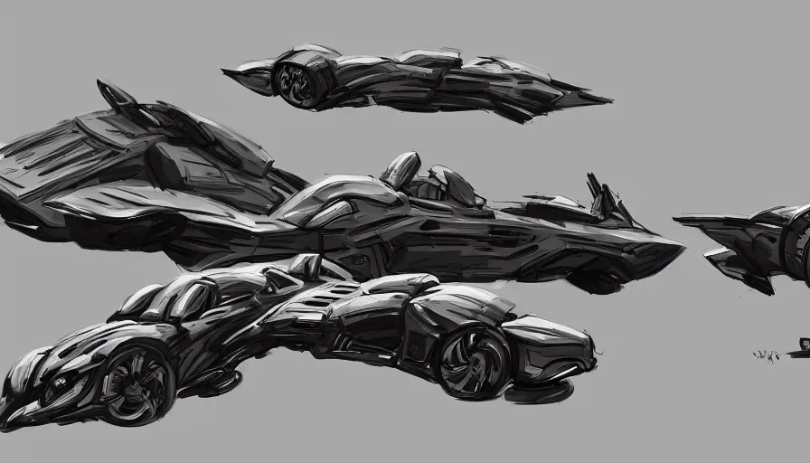 Image similar to scifi vehicle design by jama jurabaev, trending on artstation, high quality, brush stroke, for aaa game