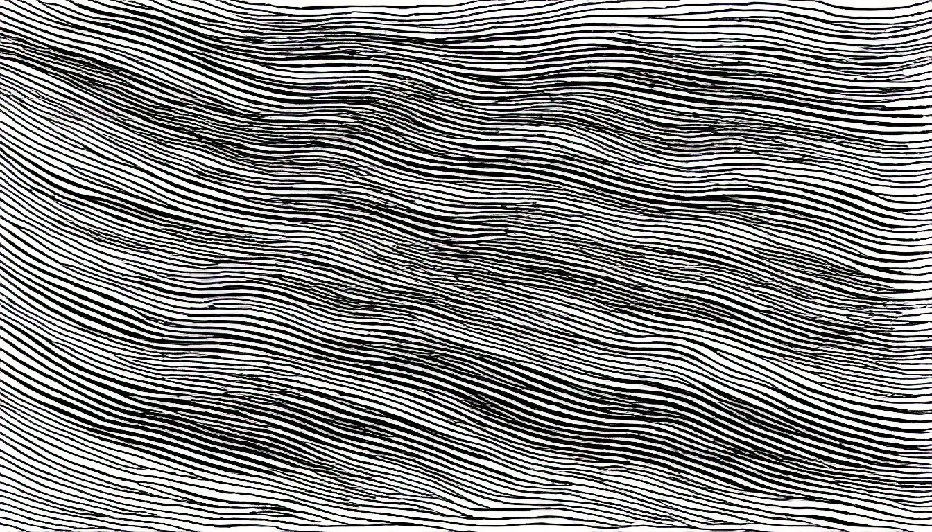 Image similar to elegant one line drawing of an ocean wave, the minimalist wave