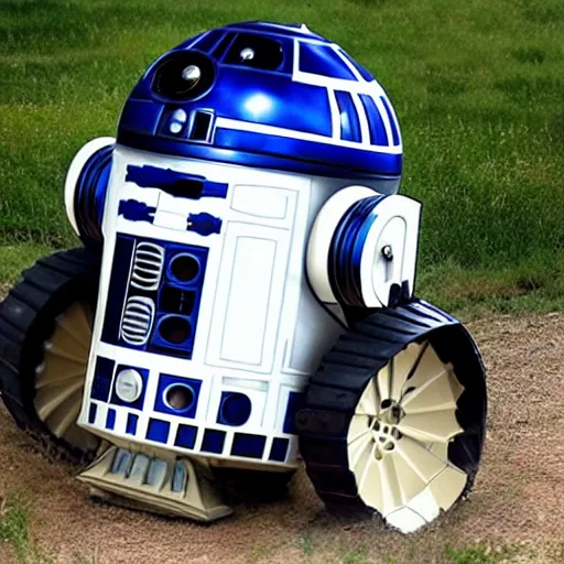 Image similar to Off road vehicle inspired by r2d2