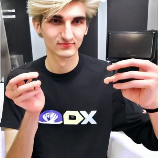 Image similar to really handsome gigachad xqc gigachad gambling : : realistic : : 1 dslr : : 1 - - quality 2