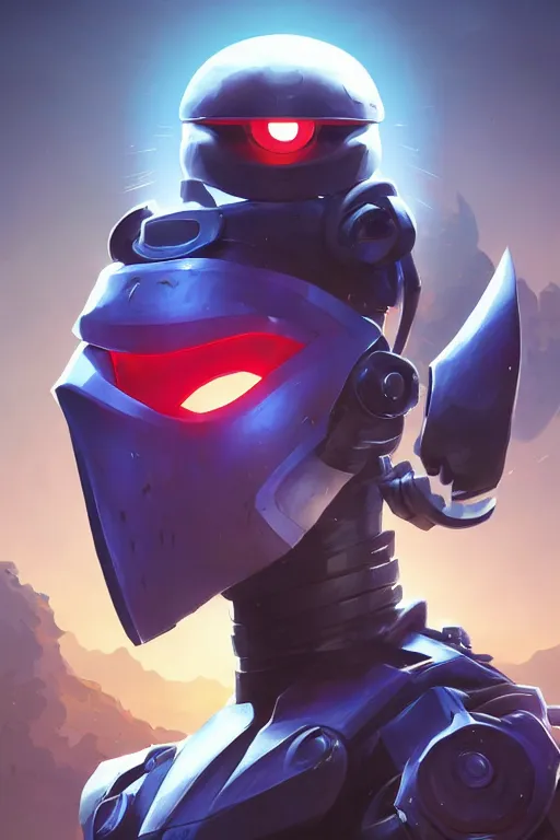 Image similar to epic mask helmet robot ninja portrait stylized as fornite style game design fanart by concept artist gervasio canda, behance hd by jesper ejsing, by rhads, makoto shinkai and lois van baarle, ilya kuvshinov, rossdraws global illumination radiating a glowing aura global illumination ray tracing hdr render in unreal engine 5