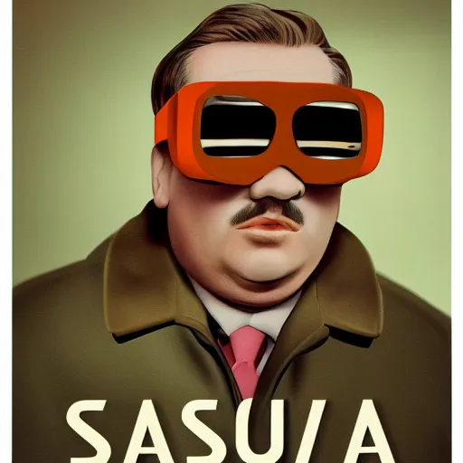 Prompt: poster estilo union sovietica, gafas realidad virtual, completo, hd, alistamiento