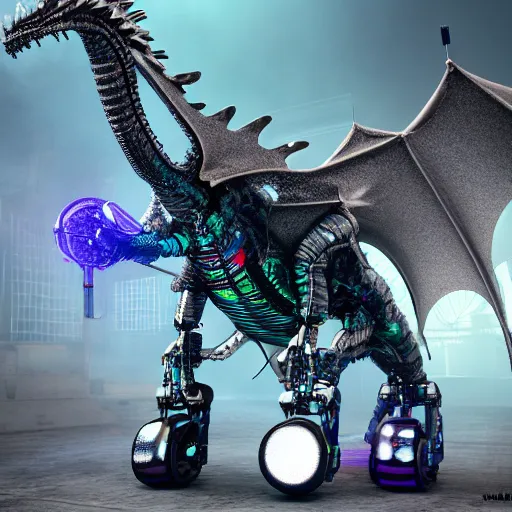 Image similar to a realistic robotic dragongly , industrial, rave, psycodelic, UHD,