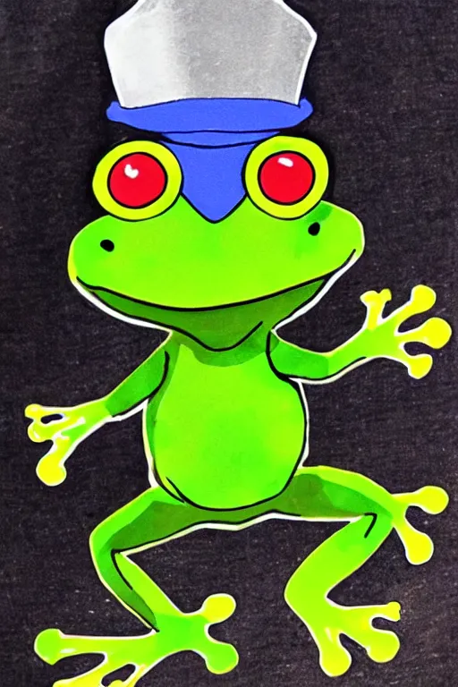 Image similar to frog in knight suit