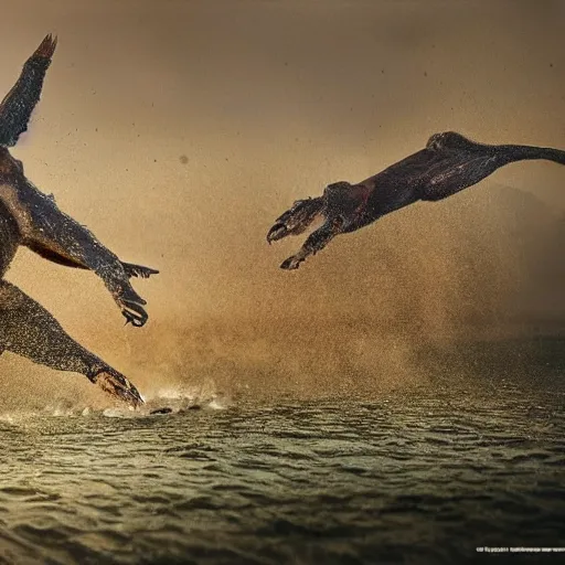 Image similar to a huge zubiz wearing blandods floating in the air, award winning, National Geographic photo, highly detailed, Sharp focus