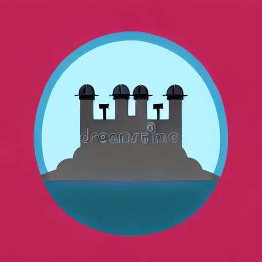 Prompt: simple vector ilustration of a citadel