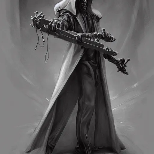 Image similar to amazing lifelike award winning clockwork grim reaper trending on art station artgerm greg rutowski alpgonse mucha cinematic