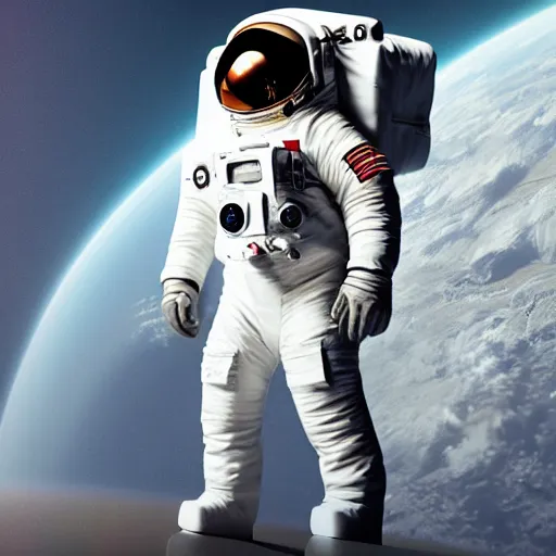 Image similar to full body portrait, astronaut octane render, 1 6 k