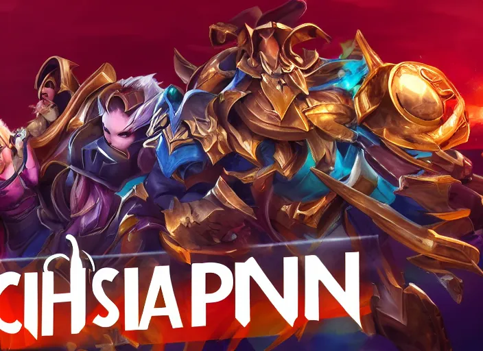 Image similar to champion splashart of main menu