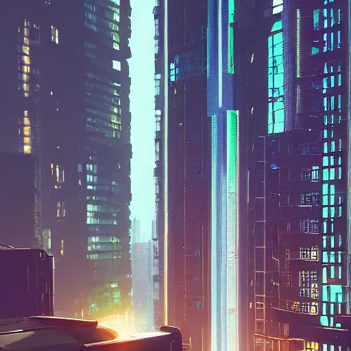 Prompt: cyberpunk apartment, futuristic, cyberpunk city view from apartment window, apartment, night, rain, volumetric light, ray traced, photography, behance