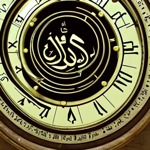 Image similar to clock arabic numerals