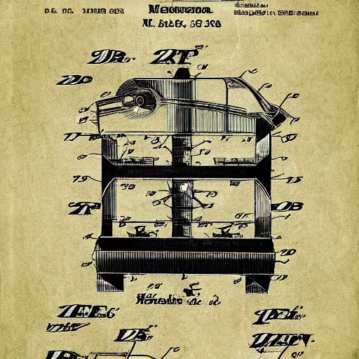 Image similar to US patent, evolution of man