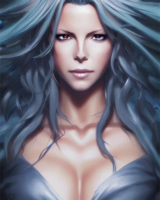 Prompt: character concept art of an anime stormy cloud goddess, kate beckinsale | | cute - fine - face, pretty face, realistic shaded perfect face, fine details by stanley artgerm lau, wlop, rossdraws, james jean, andrei riabovitchev, marc simonetti, and sakimichan