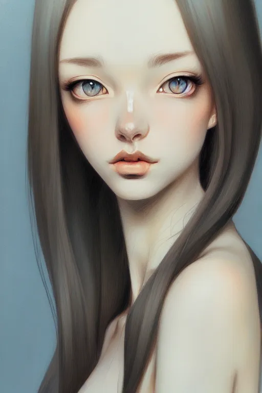 Image similar to clear portrait of a transilvanian attractive women, digital painting, artstation, concept art, smooth, sharp focus, illustration, art by miho hirano