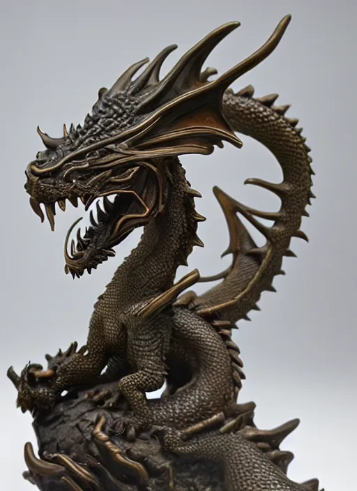 Image similar to 80mm, resin detailed model figure of dragon bronze