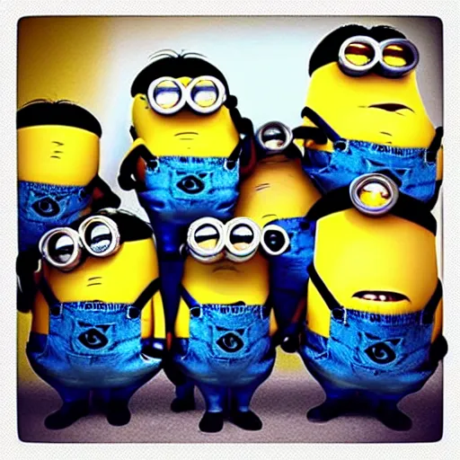 Image similar to “minions part of the Taliban”