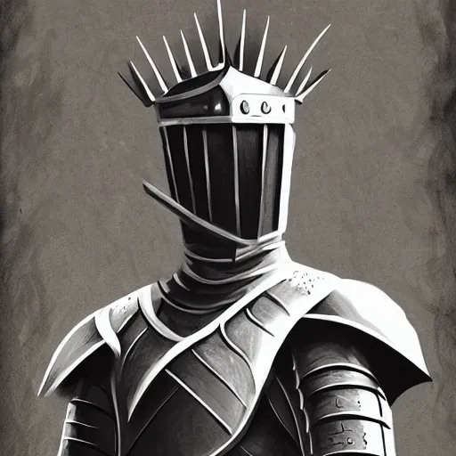 Image similar to the knight king from game of thrones, art station