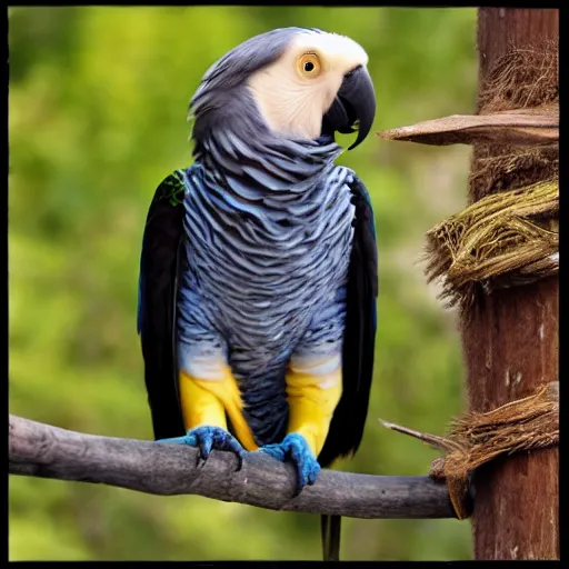 Image similar to hairy parrot