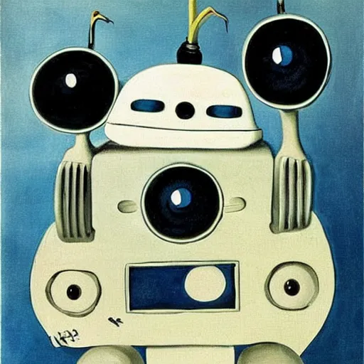 Image similar to adorable robot painted by salvador dali, similar to wall - e