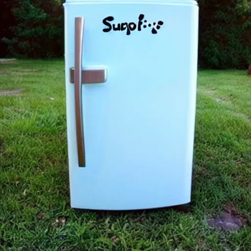 Prompt: tiny cute fridge with human features, super cute, tiny , adorable, awww aspiring, very cute