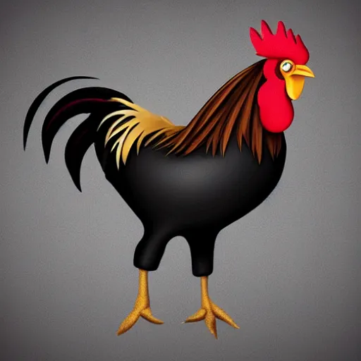 Image similar to rooster wearing a suit and tie realistic