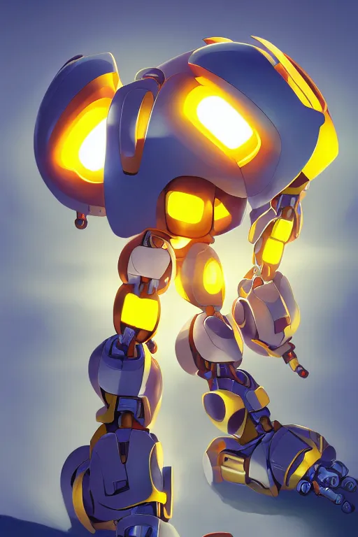 Image similar to metabots medabots medarotto medarot robot minimalist comics, behance hd by jesper ejsing, by rhads, makoto shinkai and lois van baarle, ilya kuvshinov, rossdraws global illumination ray tracing hdr radiating a glowing aura