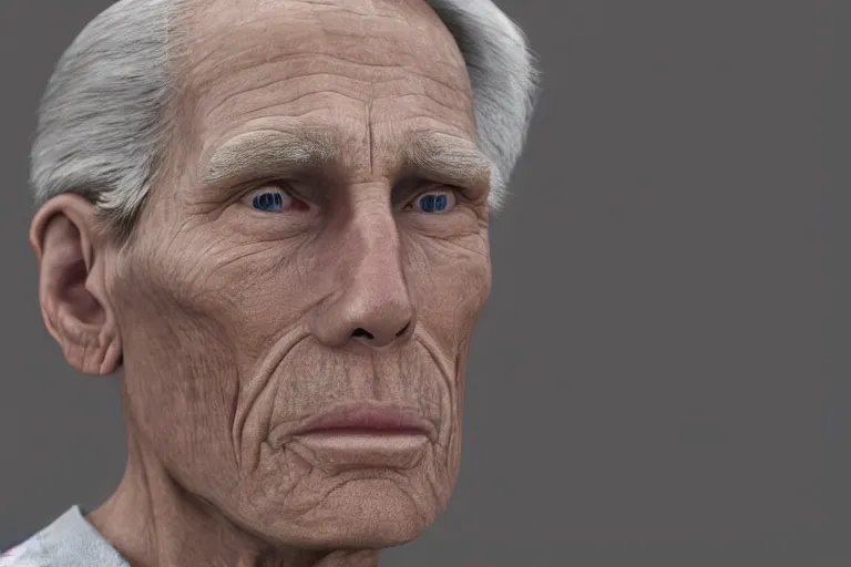 Image similar to A colored colorized real photograph of Jerma985 as an elderly guy, taken in the early 2020s, taken on a 2010s Camera, realistic, hyperrealistic, very realistic, very very realistic, highly detailed, very detailed, extremely detailed, detailed, digital art, trending on artstation, headshot and bodyshot, detailed face, very detailed face, very detailed face, real, real world, in real life, realism, HD Quality, 8k resolution, intricate details, colorized photograph, colorized photon, body and headshot, body and head in view