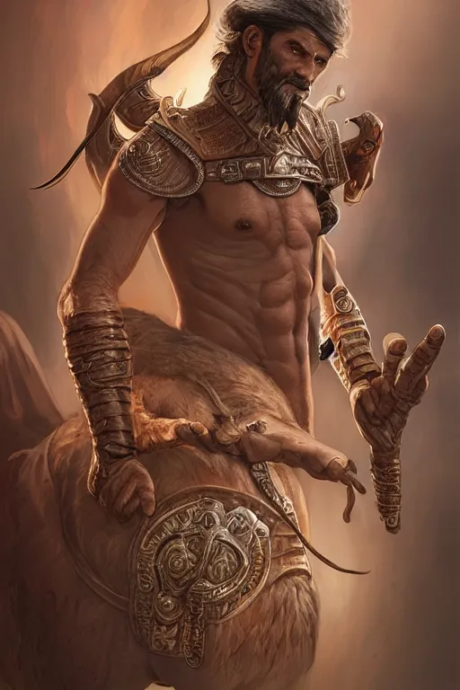 Image similar to ultra realistic illustration, a half man, half camel warrior from baldurs gate and diablo, intricate from baldurs gate, elegant, highly detailed, digital painting, artstation, concept art, smooth, sharp focus, illustration, art by artgerm and greg rutkowski and alphonse mucha