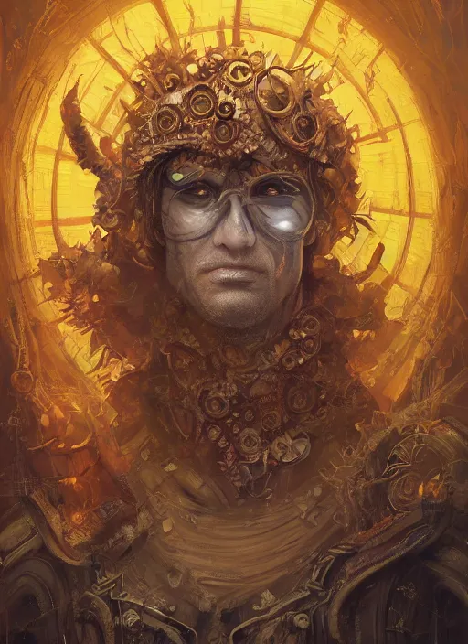 Image similar to high intricate painting of the sandman, ornate, full shot, neil gaiman, maria panfilova, andrea savchenko, mike kime, ludovic plouffe, qi sheng luo, oliver cook, julian calle, eddie mendoza, trending on artstation