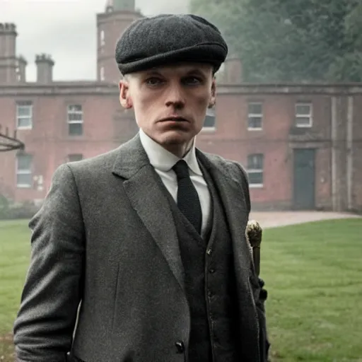 Image similar to Sonic the Hedgehog in the Peaky Blinders