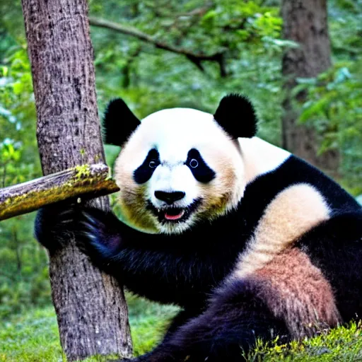 Image similar to a photograph of a panda in atlanta