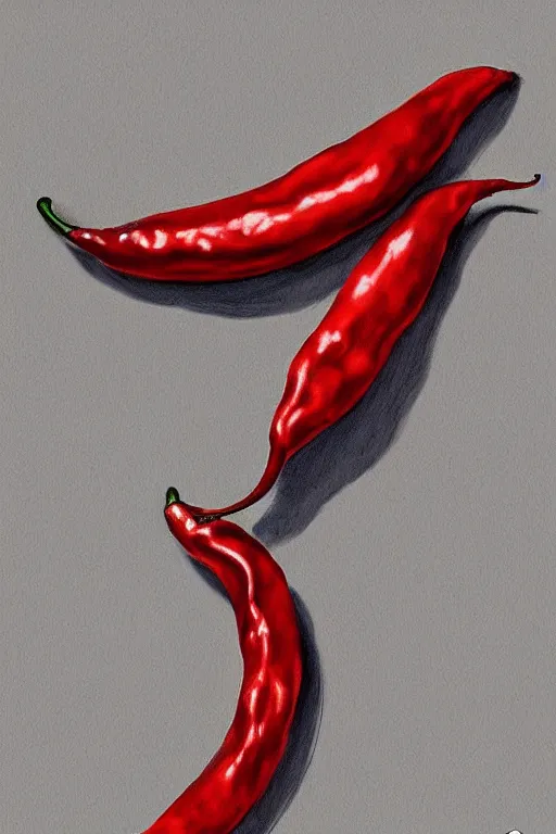 Image similar to a ghost pepper, highly detailed, digital art, sharp focus, trending on art station